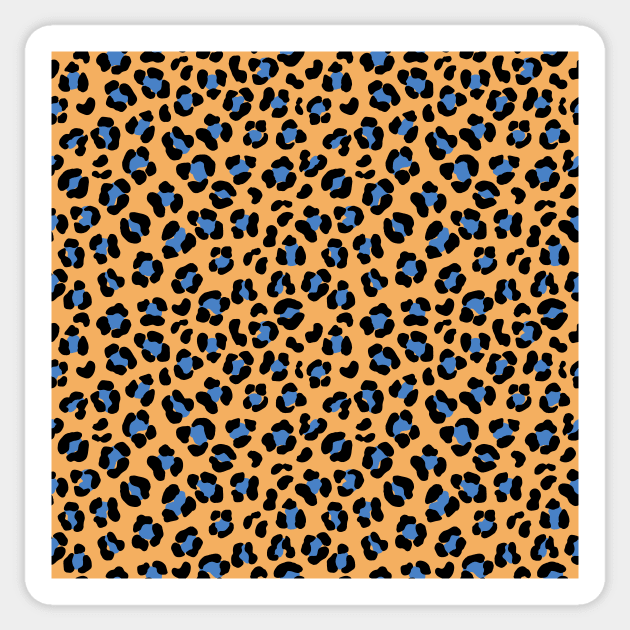 Leopard pattern Sticker by DanielK